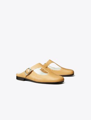 Tory Burch Violet T-strap Mule In Brown
