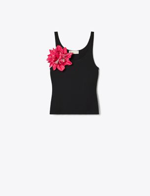 Tory Burch Ribbed Tank Top