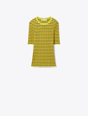 Tory Burch Striped Cotton Sweater