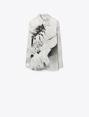 Tory Burch Printed Viscose Shirt