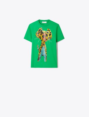 Tory Burch Printed Cotton T-shirt