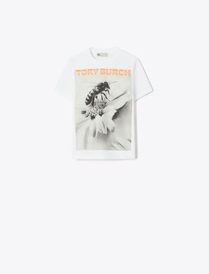 Tory Burch Printed Cotton T-shirt