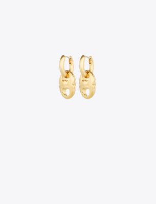 Tory Burch Small Gemini Hoop Earrings