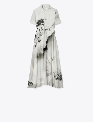 Tory Burch Floral-print Midi Dress