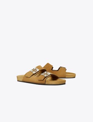 Tory Burch Mellow Slide Sandal In Brown