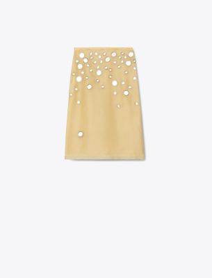 Tory Burch Embellished Mirror Skirt