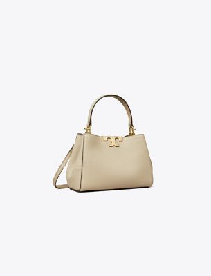 Tory Burch Mini Eleanor Soft Satchel In Gray
