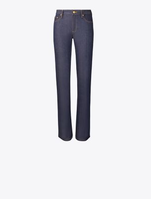 TORY BURCH COTTON SKINNY-LEG JEAN 
