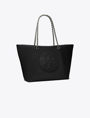 Tory Burch Ella Chain Tote In Black