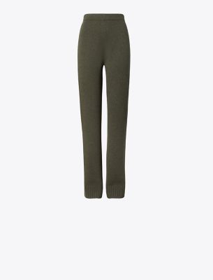 Tory Burch Wool Sweater Pant In Gray