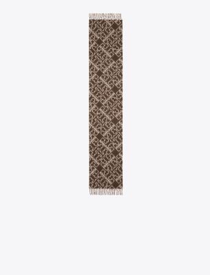 Tory Burch Puzzle Logo Scarf In Multi