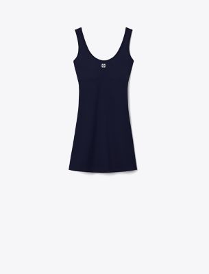 Tory Burch A-line Tennis Dress In Blue