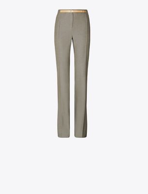 Tory Burch Hose Mit Hohem Bund In Mountain Ash Ground/marshmallow Fleck