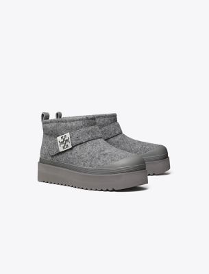Tory Burch Mellow Platform Boot In Gray