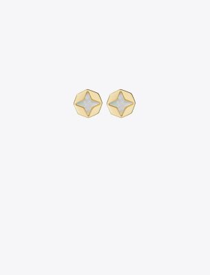 Tory Burch Mother-of-pearl Stud Earrings