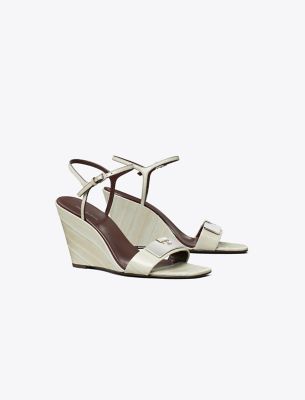 Tory Burch Gigi Wedge Sandal In Green