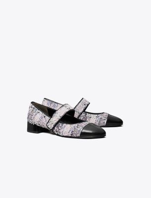 Tory Burch Cap-toe Mary Jane In Multi