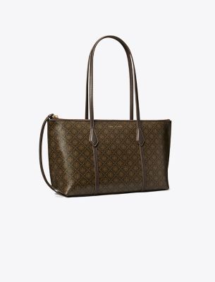 Tory Burch Small Perry Coated Canvas Tote