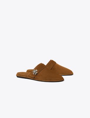 Tory Burch Turnlock Mule In Black