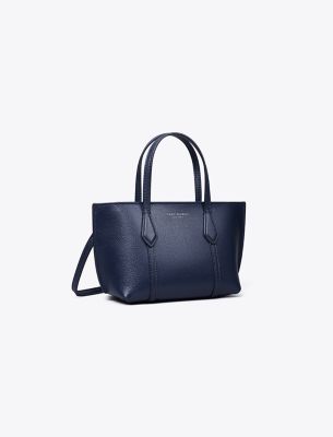 Tory Burch Mini Perry Tote In Blue
