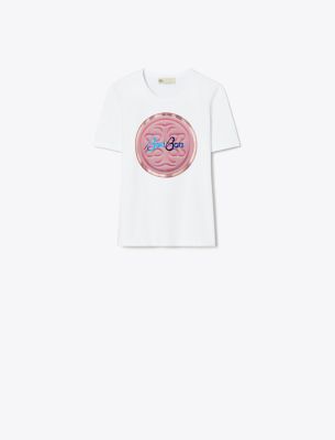Tory Burch Tb X Bonbon Candy Logo T-shirt