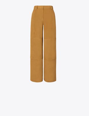 Tory Burch Suede Panelled Trousers