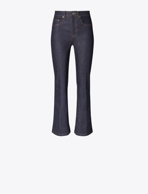 Tory Burch Cropped Flare Jeans