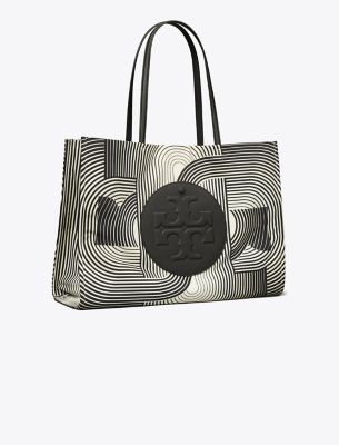 Tory Burch Ella Printed Tote In Yellow