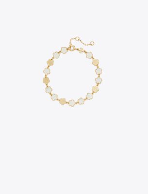 Tory Burch Flower Mother-of-pearl Bracelet