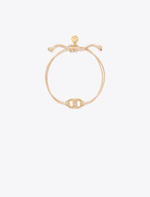 Tory Burch Embrace Ambition Pavé Bracelet In Gray