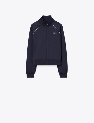 Tory Burch Shrunken Raglan Track Jacket