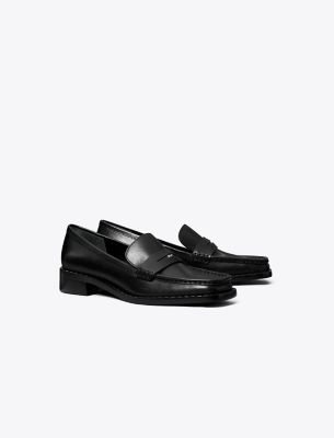 Tory Burch Square-toe Loafer In Black