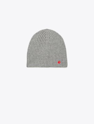 Tory Burch Cashmere Beanie In Gray