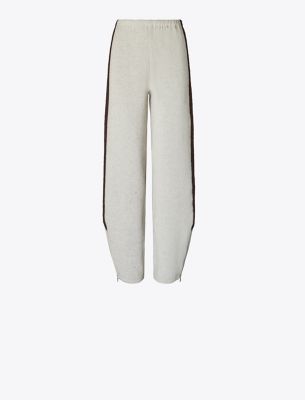 Tory Burch Japanese Jersey Sweatpant In Gray