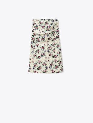 プリント コットン ベルベット スカート | 502