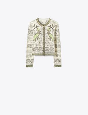 プリント ウール カーディガン | 976