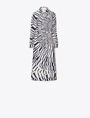 Medium Navy Circle T