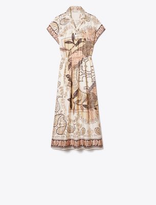 ウエスト シルク シャツドレス | 651