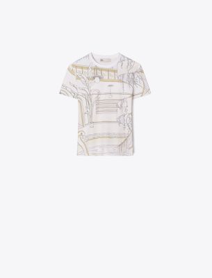 プリント コットンTシャツ | 258