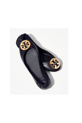 Tory burch best sale minnie flats black