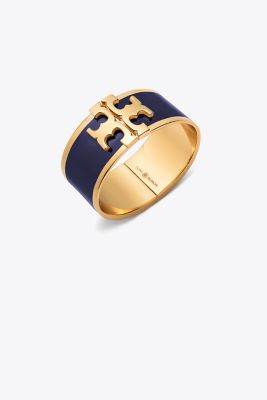 BRACCIALE AMPIO SMALTATO CON LOGO IN RILIEVO