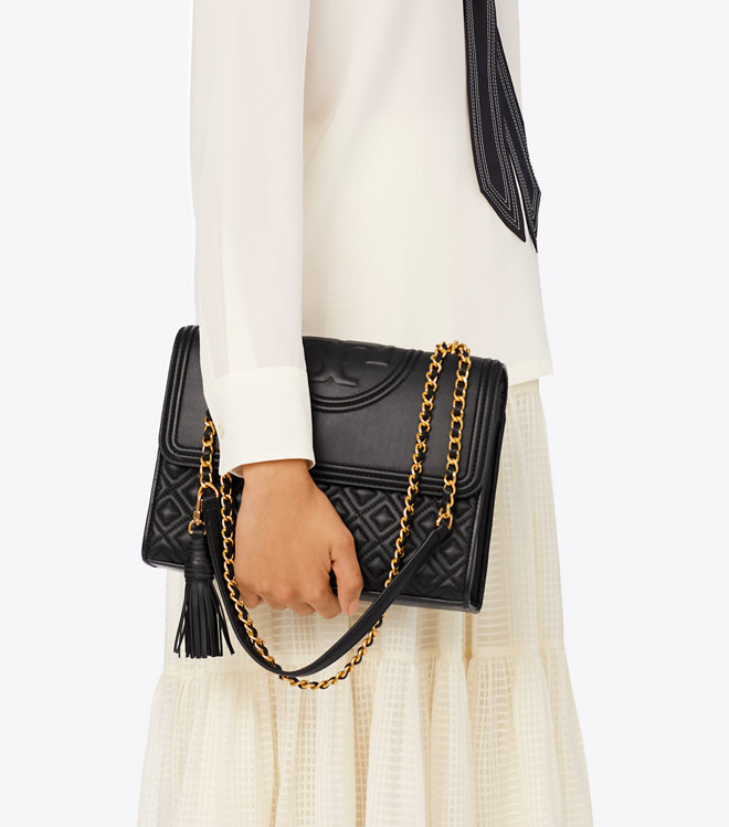 Tory Burch FLEMING CONVERTIBLE SHOULDER BAG at £470 | love the brands