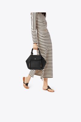 Half moon outlet tote tory burch