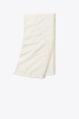 SCIARPA DA VIAGGIO CON LOGO MOTIVO JACQUARD