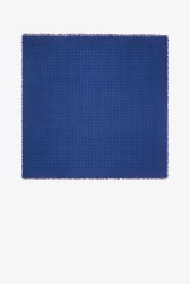 SCIARPA DA VIAGGIO CON LOGO MOTIVO JACQUARD