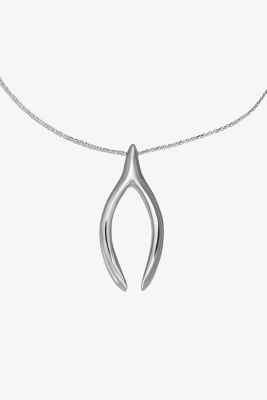 COLLANA CON CIONDOLO A FORCULA IN ARGENTO STERLING