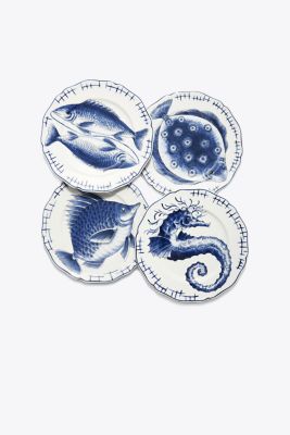 Fish Salad Plate Set Of 4 Women S Tabletop Drinkware