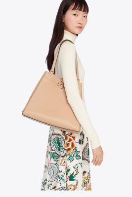 Tory burch mcgraw outlet tote devon sand