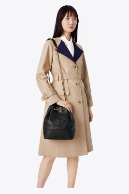 tory burch fleming bucket bag