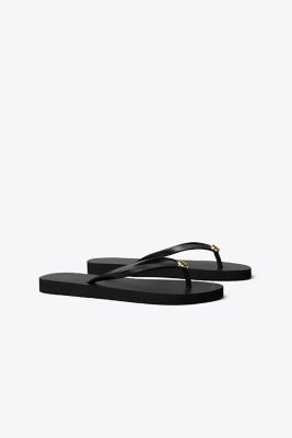 tory burch flat flip flops